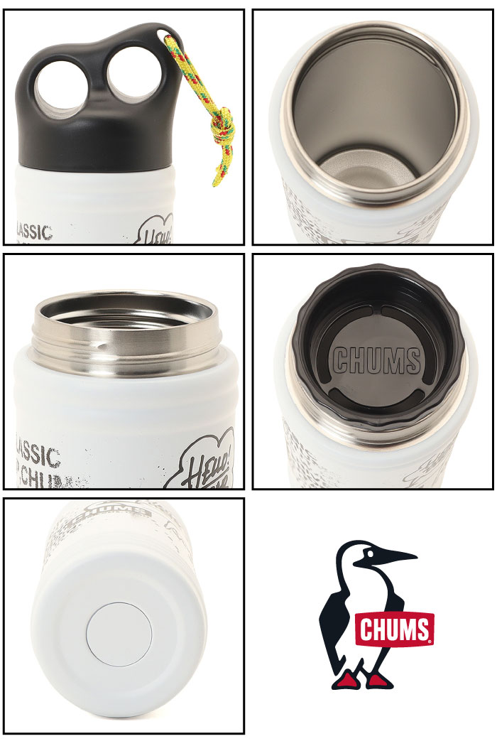 CHUMS（チャムス） 守矢努 キャンパーウェーブボトル500ml コラボ 保温