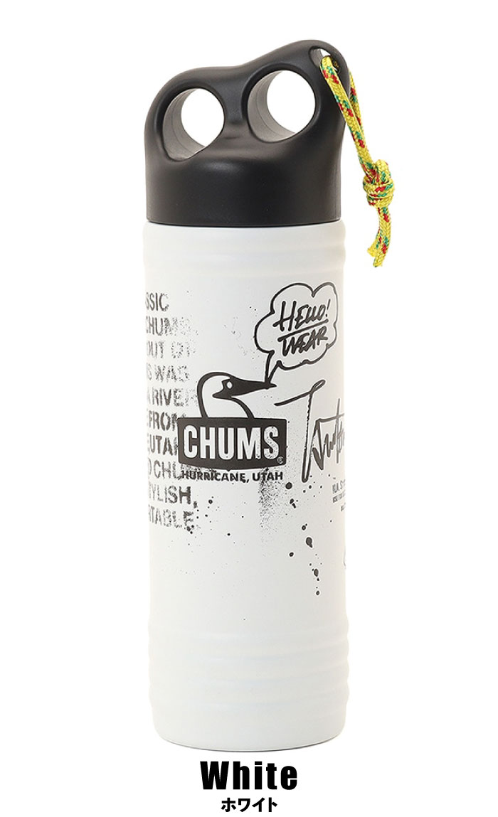 CHUMS（チャムス） 守矢努 キャンパーウェーブボトル500ml コラボ 保温