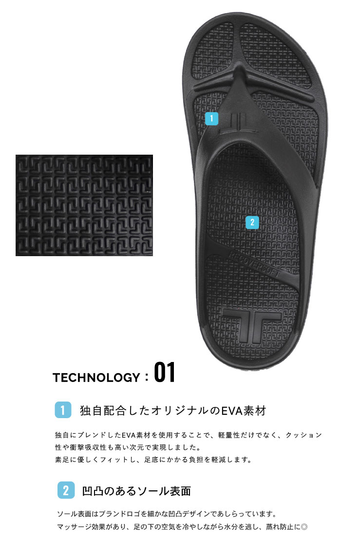 TELIC テリック リカバリーサンダル フリップフロップ レオパード