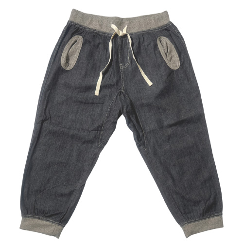 gym master ジムマスター クロップドパンツ スウェットリブ デニムパンツ クライミングパンツ イージーパンツ ショートパンツ G121341 | gym master | 04