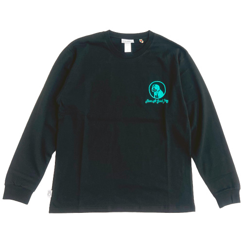 gym master（ジムマスター） GOOD DAY刺繍 7.4oz 長袖Tシャツ ロンTee