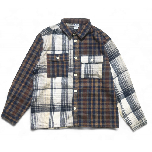 【美品】キムタク マシス フランネル チェックシャツ マスタード 長袖シャツ Ｌ 美品】キムタク マシス フランネル チェックシャツ マスタード 長袖