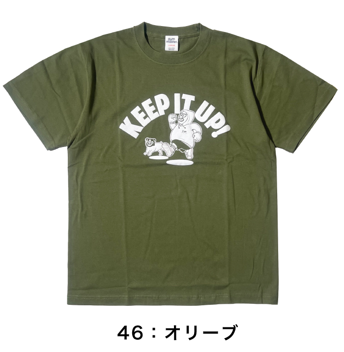 gym master（ジムマスター） 半袖Tシャツ 発泡プリント メンズ