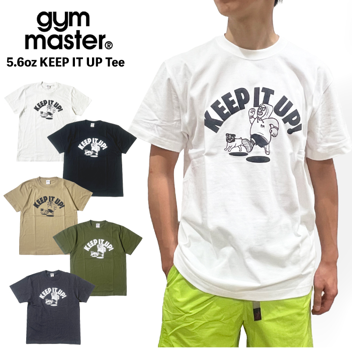 gym master（ジムマスター） 半袖Tシャツ 発泡プリント メンズ