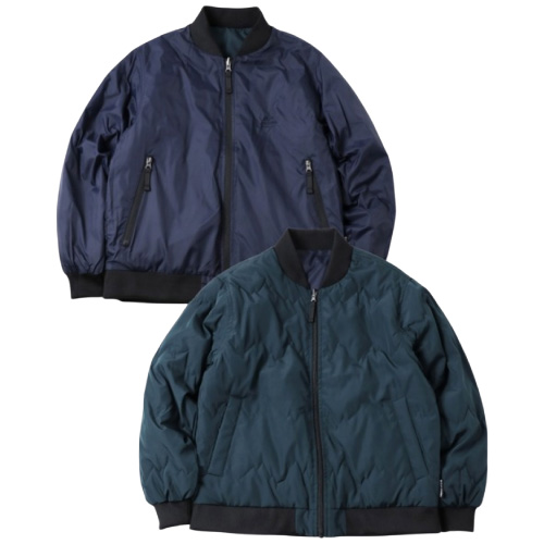 gym master ジムマスター リバーシブルマウンテンキルトジップジャケット キルティング ブルゾン アウター リップストップ 中綿 防寒 アウトドア ブランド 秋服 冬服 2WAY トレンド メンズ レディース G633742 gym master（ジムマスター） リバーシブルマウンテンキルトジップ