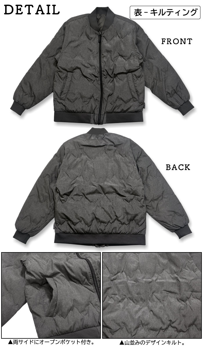 gym master（ジムマスター） リバーシブルマウンテンキルトジップ