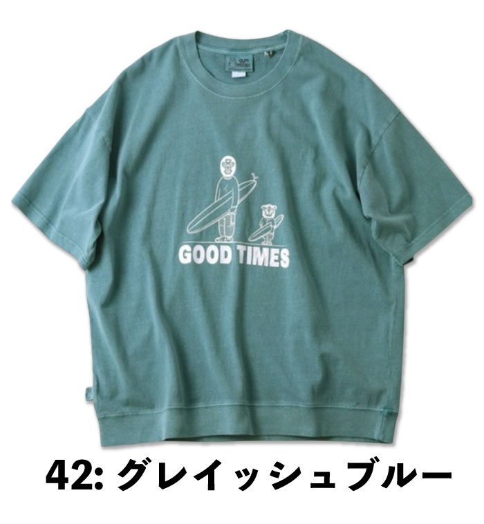 gym master（ジムマスター） 半袖Tシャツ 6.2oz ピグメントGOOD TIMES