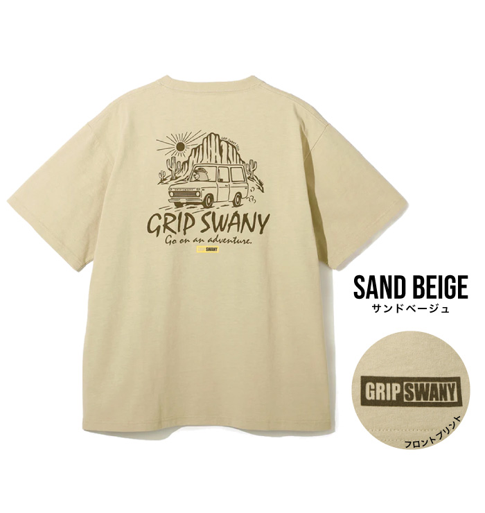 GRIP SWANY（グリップスワニー） 半袖Tシャツ トラベリングベア