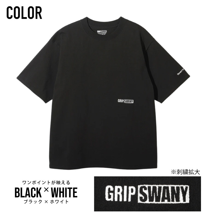 GRIP SWANY（グリップスワニー） ビッグシルエット 半袖Tシャツ ワイド