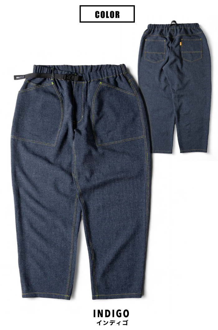 GRIP SWANY（グリップスワニー） デニムライクパンツルーズフィット