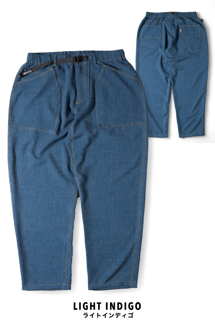 GRIPSWANY × GRAMICCI デニムパンツ ウエストゴム GRIP SWANY（グリップスワニー） デニムライクパンツルーズフィット
