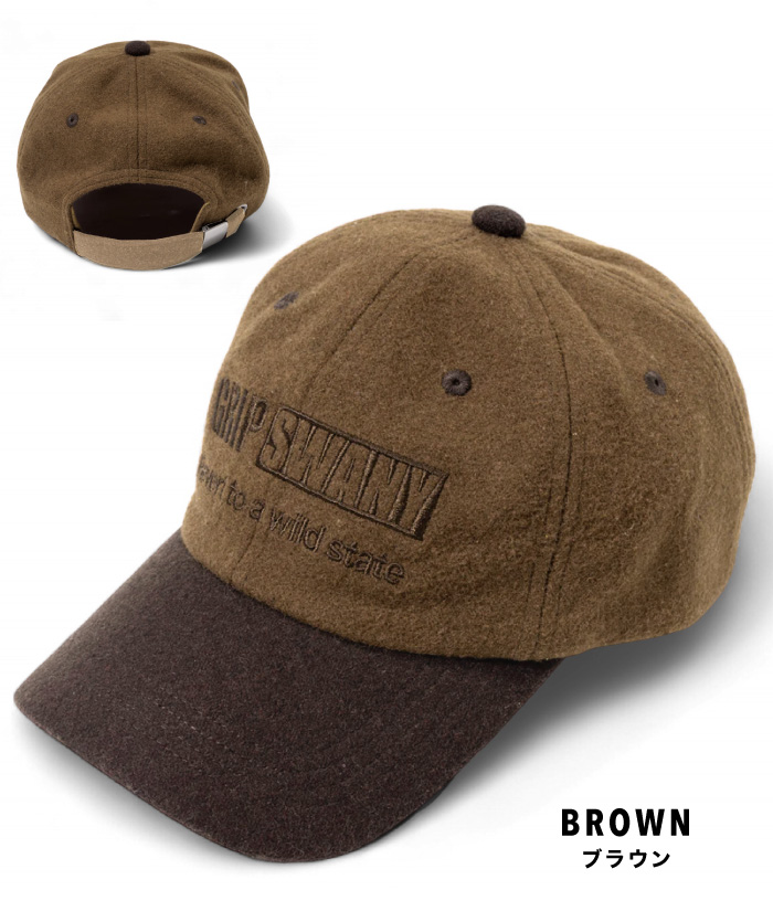 GRIP SWANY（グリップスワニー） ウールフランネルキャップ ベース