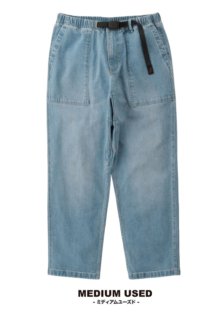 GRAMICCI（グラミチ） ストレッチデニムルーズテーパードリッジパンツ