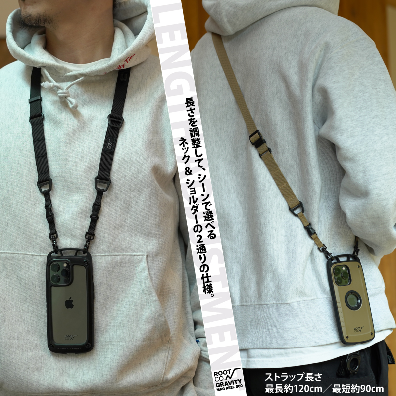 ROOT CO. ルートコー ユーティリティーウェビングネックショルダー