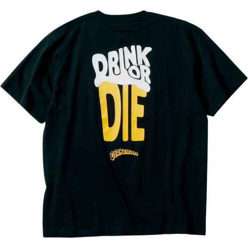 HILLS FIELD ヒルズフィールド ドリンクオアダイ 半袖 Tシャツ 綿100