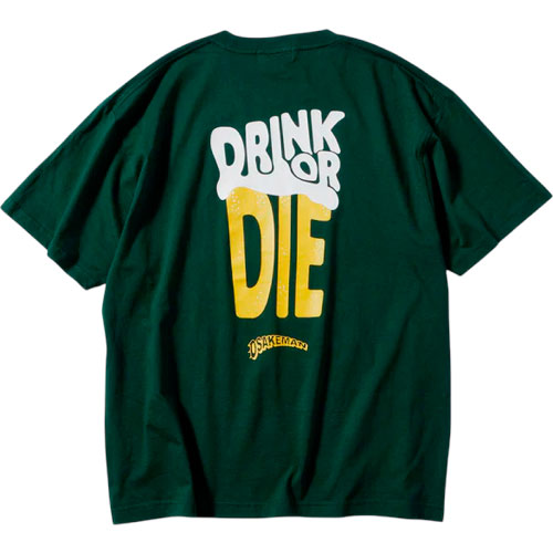 HILLS FIELD ヒルズフィールド ドリンクオアダイ 半袖 Tシャツ 綿100