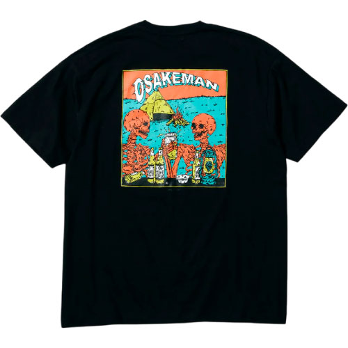 HILLS FIELD ヒルズフィールド 半袖Tシャツ お酒マン Tシャツ HIROTTON