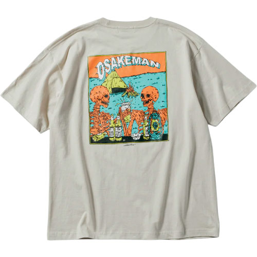 HILLS FIELD ヒルズフィールド 半袖Tシャツ お酒マン Tシャツ HIROTTON