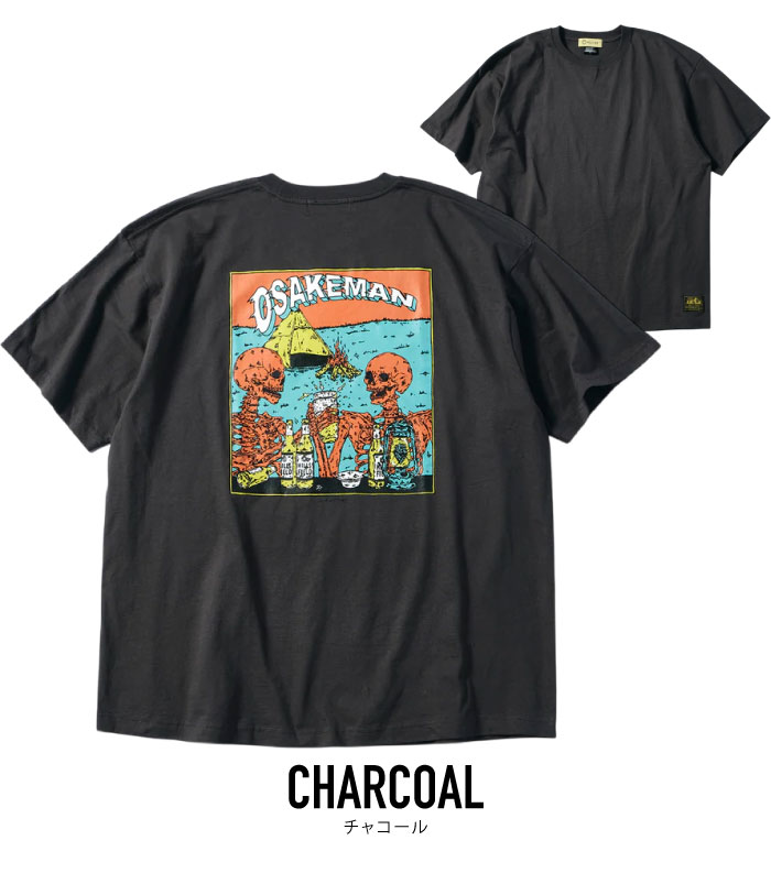 HILLS FIELD ヒルズフィールド 半袖Tシャツ お酒マン Tシャツ HIROTTON