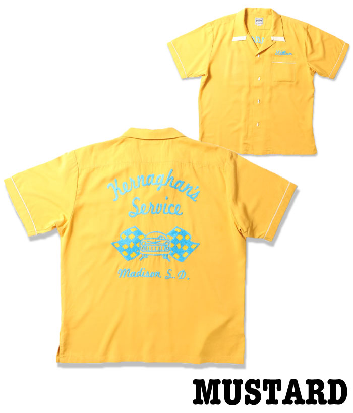 HOUSTON Houston ヒューストン ボーリングシャツ BOWLING SHIRT