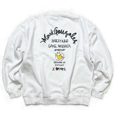 Mark Gonzales（マークゴンザレス） 裏起毛 スウェット クルーネック