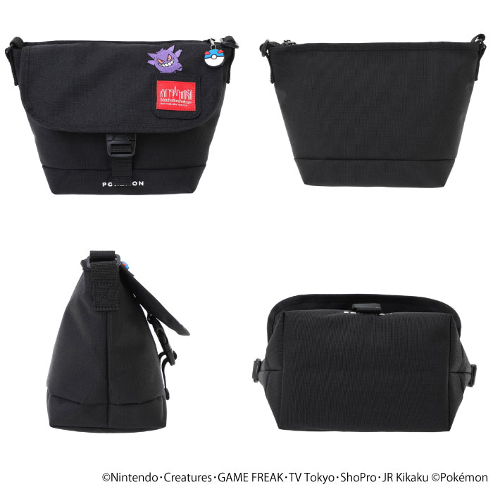 ポケモン メッセンジャーバッグ ブラック 楽天市場】マンハッタンポーテージ メッセンジャーバッグ フラップ