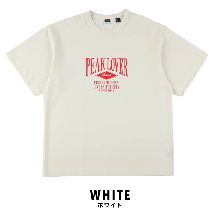 NANGA（ナンガ） 半袖Tシャツ エコハイブリッド ピークラバー Tシャツ
