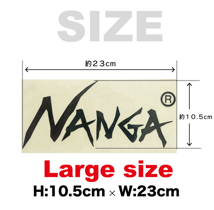 NANGA（ナンガ） NANGA CUTTING STICKER ナンガカッティングステッカー