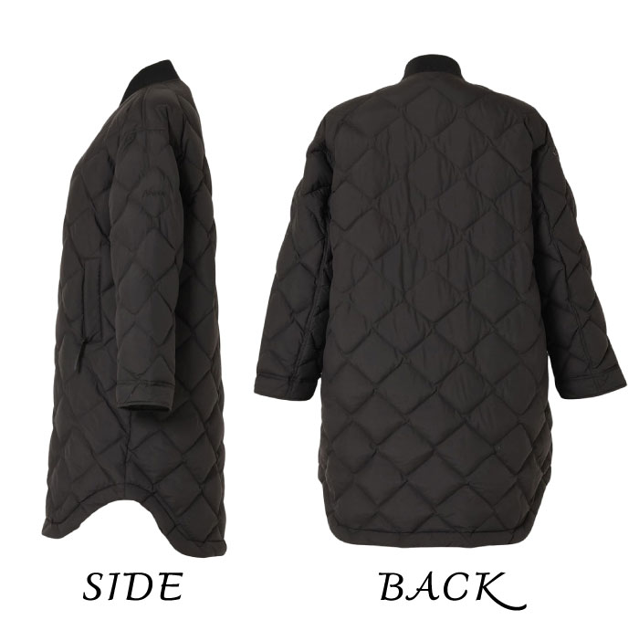 NANGA（ナンガ） ダウンジャケット レディース リブカラーキルティッド