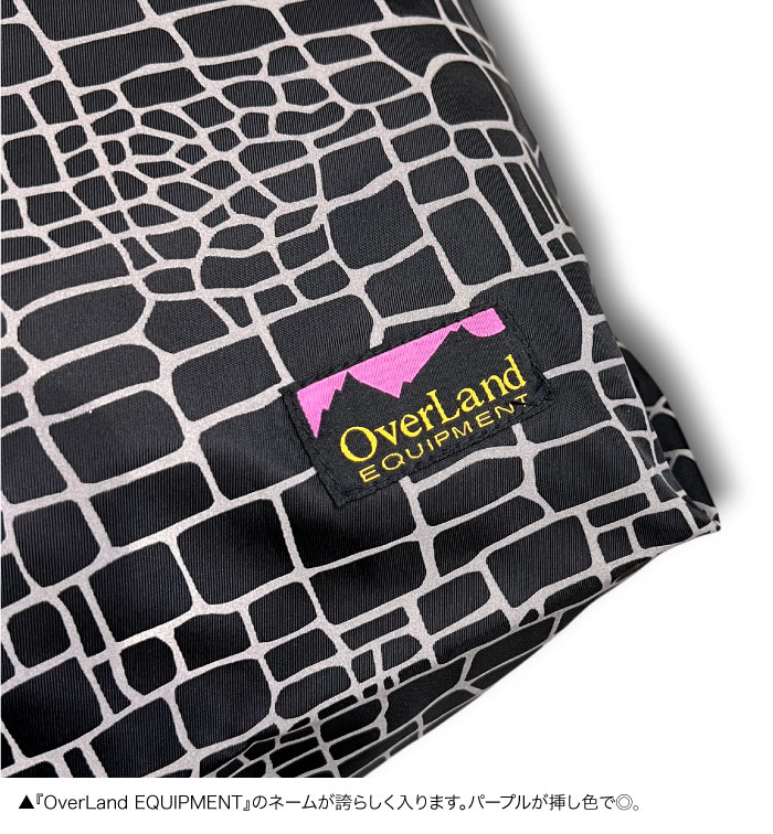 Overland EQUIPMENT 別注 スパイダー メッセンジャーバッグ オーバーランド OverLand Equipment 18L スパイダーウェブ柄