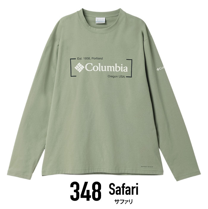 Columbia（コロンビア） 長袖Tシャツ ライトキャニオングラフィック