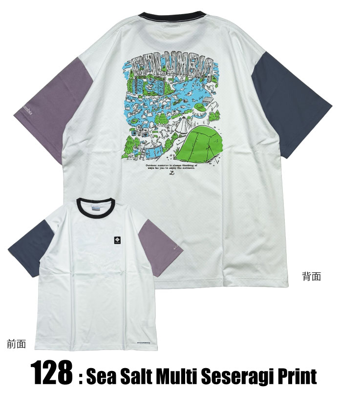 ✅️デットストック Riviera リビエラ ボーリングシャツ ツートンカラー Columbia（コロンビア） 半袖Tシャツ リトルベアロックグラフィック