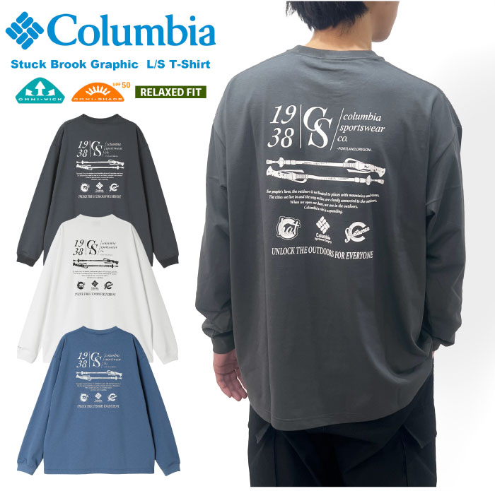 Columbia（コロンビア） スタックブルックグラフィックロングスリーブT
