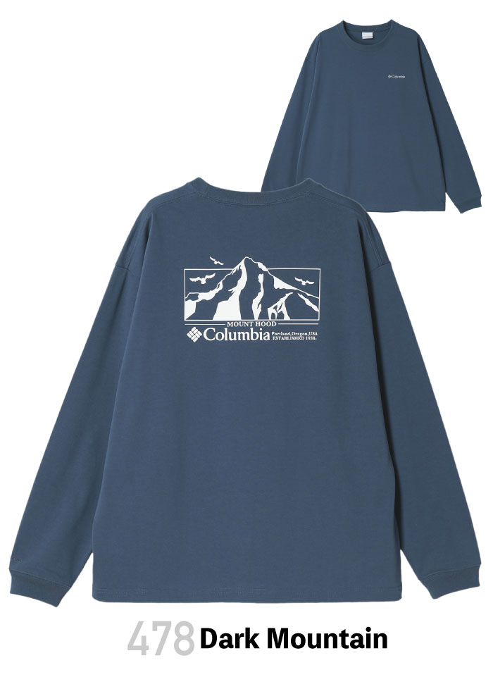 Columbia（コロンビア） ロマビスタグラフィック 長袖Tシャツ ロンT