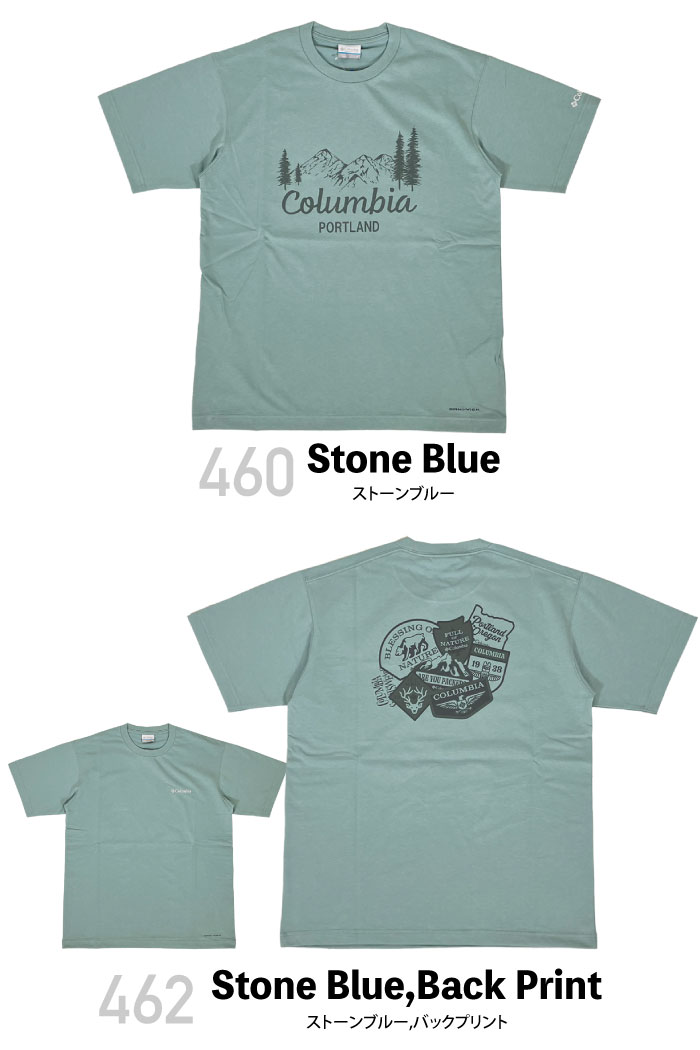 Columbia コロンビア ヤハラフォレストグラフィック 半袖Tシャツ メンズ 吸湿速乾 UVカット UPF50 紫外線対策 PM1647 ゆうパケット1点まで送料無料｜bearsstore｜10