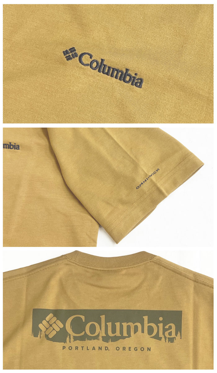 Columbia コロンビア サンシャインクリークグラフィック 半袖Tシャツ メンズ 吸水速乾 UVカット 紫外線対策 PM2762 ゆうパケット1点まで送料無料｜bearsstore｜05
