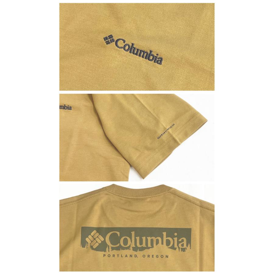 Columbia コロンビア サンシャインクリークグラフィック 半袖Tシャツ メンズ 吸水速乾 UVカット 紫外線対策 PM2762 ゆうパケット1点まで送料無料｜bearsstore｜05