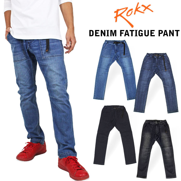 ROKX（ロックス） デニムファティーグパンツ メンズ DENIM FATIGUE