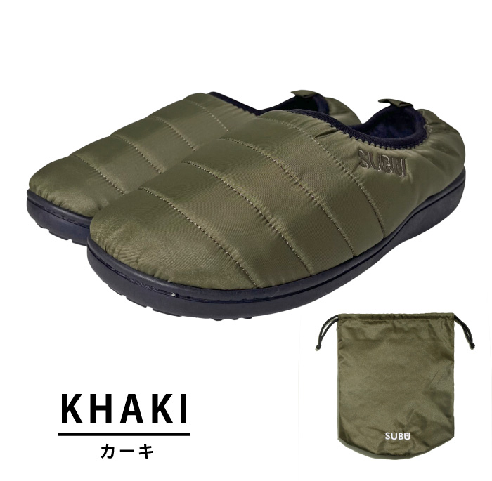 SUBU（スブ） SUBU VAMP ヴァンプ かかと付き 中綿サンダル 専用バッグ