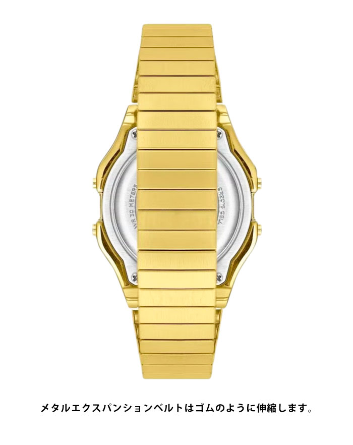 タイメックス80 TIMEX（タイメックス） Timex 80 クラシックデジタル ゴールド