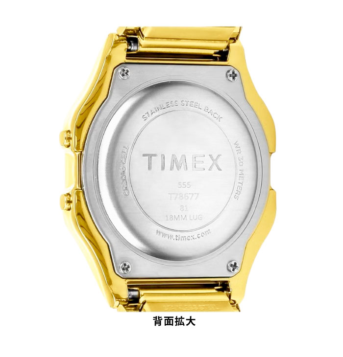 TIMEX（タイメックス） Timex 80 クラシックデジタル ゴールド