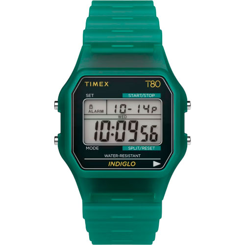 TIMEX タイメックス T80 トランスルーセント クォーツ 腕時計 デジタルウォッチ 30m防水 スケルトン シースルー 軽量 カジュアル TW2Y34100 TW2Y34200 TW2Y36400 | TIMEX | 01