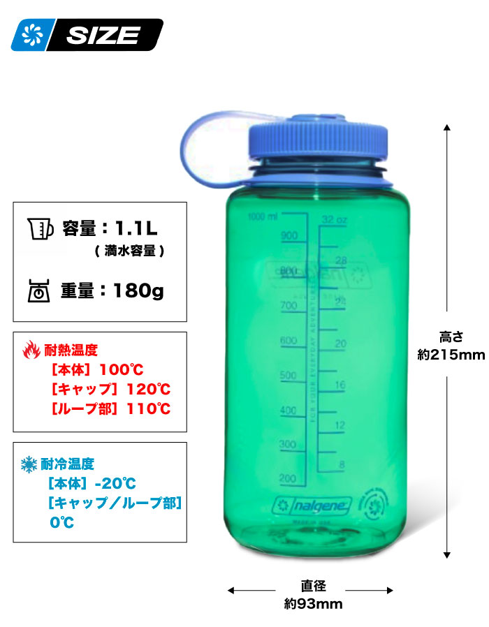 NALGENE nalgene ナルゲン 広口 1.0L Tritan Renew ナルゲン