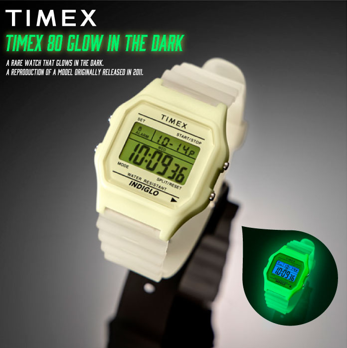 TIMEX（タイメックス） Timex 80 グローインザダーク クォーツ 腕時計