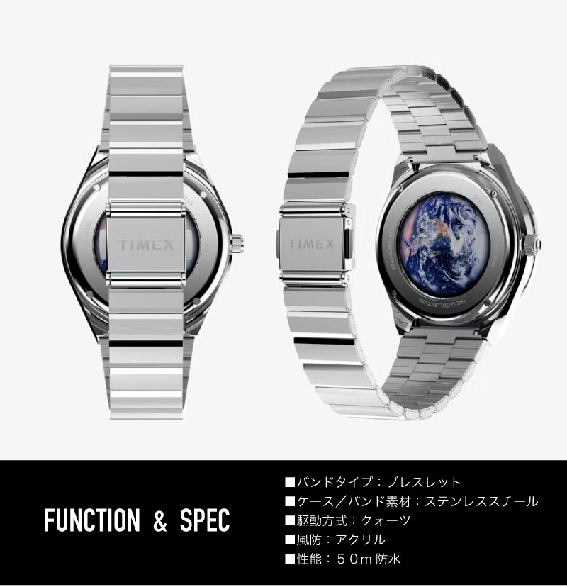 Q TIMEX タイメックス x NASA コラボ 腕時計 クォーツ アナログ
