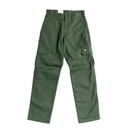 【Dickies】リップストップ カーゴパンツ グリーン / 送料無料 Dickies (ディッキーズ) TC ツイル カーゴ パンツ TCツイル生地
