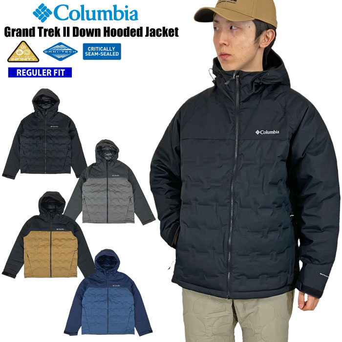 Columbia コロンビア グランドトレックIIダウンフードジャケット メンズ アウター 防寒 保温 防水 透湿 アウトドア キャンプ スノー 登山  旅行 WE5083 SALE