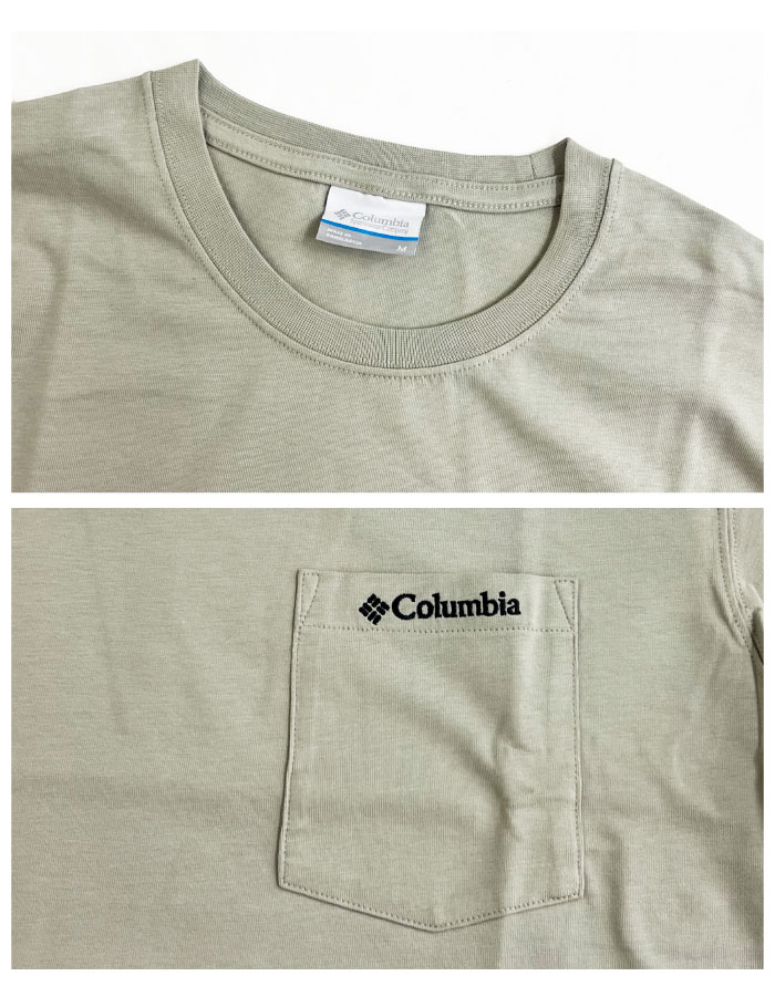 Columbia コロンビア ヤングストリート 半袖Tシャツ ポケT 胸ポケット UVカット UPF30 メンズ レディース XE1769 ゆうパケット1点まで送料無料｜bearsstore｜04