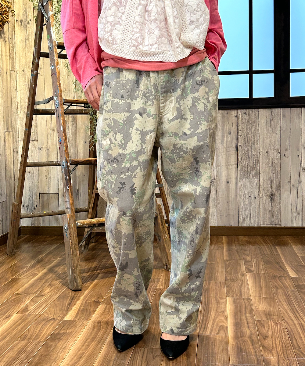 BEATJIVE（ビートジャイブ） 迷彩パンツ レディース ワイドパンツ