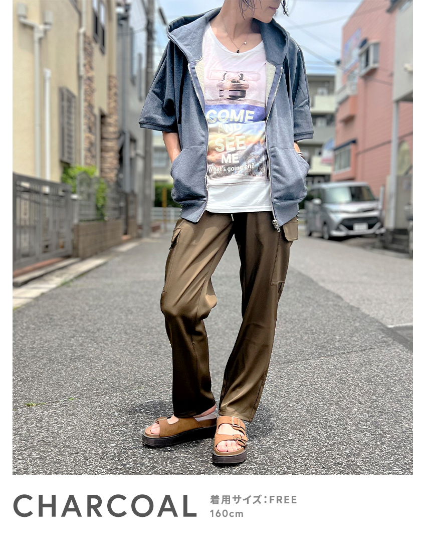 BEATJIVE パーカー 半袖 五分袖 レディース スウェット ポンチョ BEATJIVE パーカー 半袖 五分袖 レディース スウェット ポンチョ